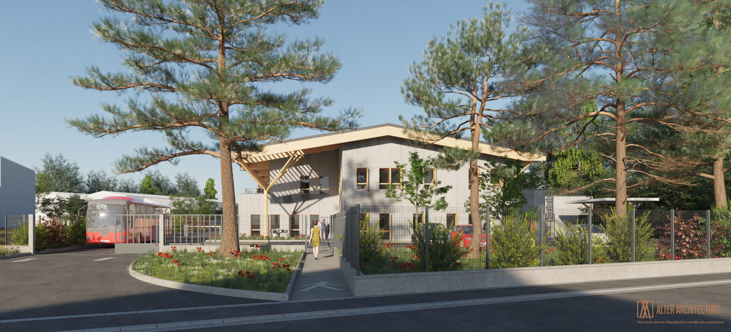 Alter Architecture - Architecte & Maitre d'Oeuvre Occitanie - Dépot d'autocars Alter Architecture - Architecte & Maitre d'Oeuvre Occitanie - Dépot d'autocars