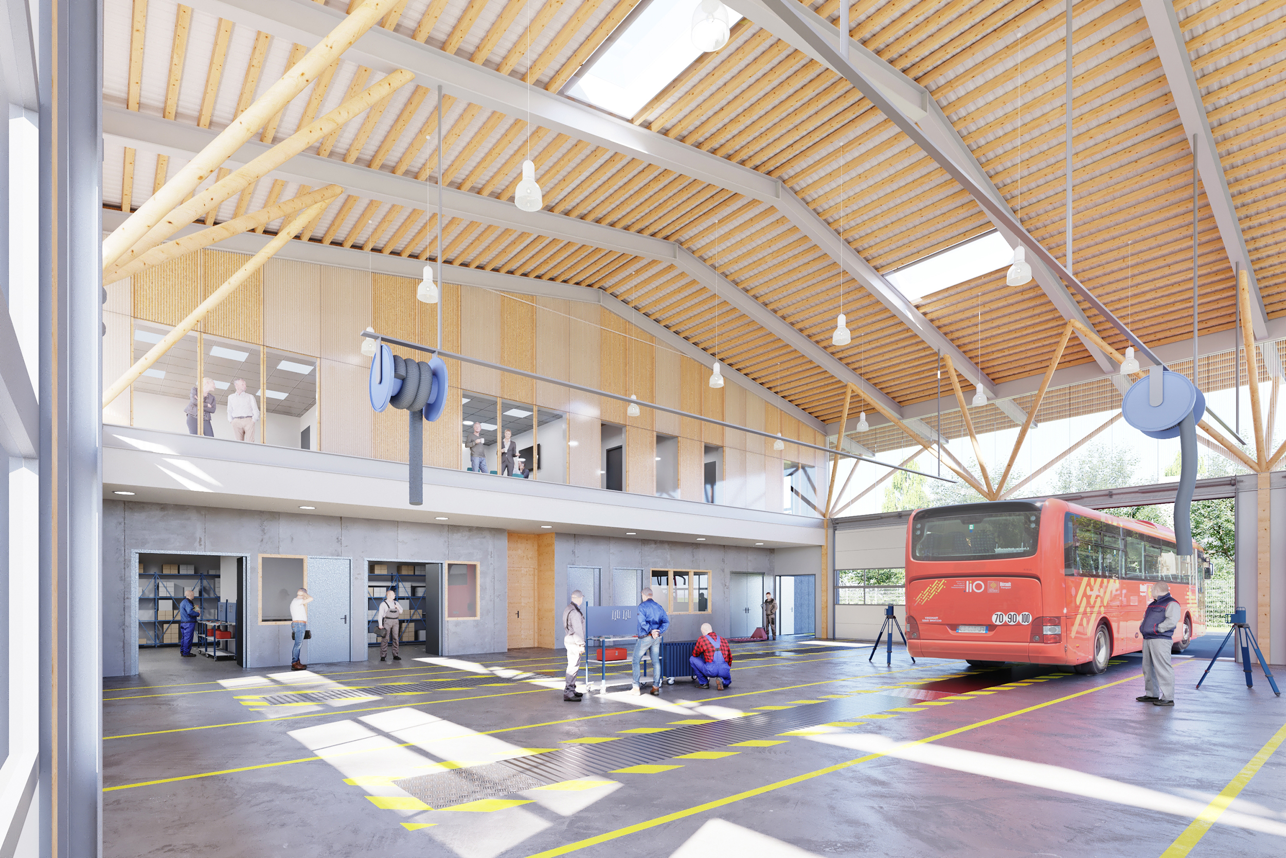 Alter Architecture - Architecte & Maitre d'Oeuvre Occitanie - Dépot d'autocars Alter Architecture - Architecte & Maitre d'Oeuvre Occitanie - Dépot d'autocars