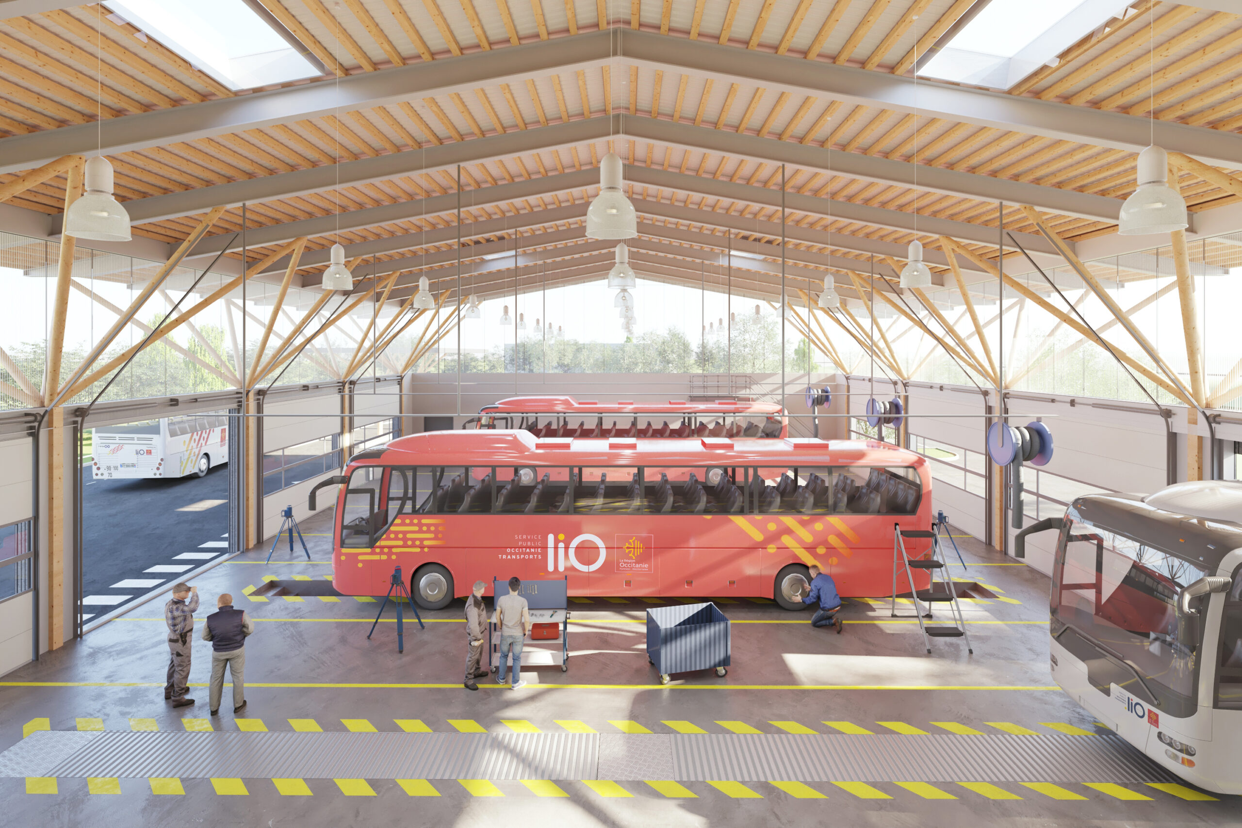 Alter Architecture - Architecte & Maitre d'Oeuvre Occitanie - Dépot d'autocars Alter Architecture - Architecte & Maitre d'Oeuvre Occitanie - Dépot d'autocars